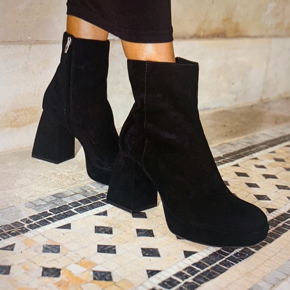 Dolce Vita Ulyses Black Suede Boot. Size 8 - Picture 2 of 9